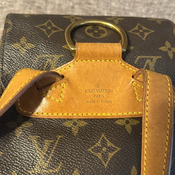 Vtg Louis Vuitton Montsouris MM Monogram Vintage Backpack 90s cute retro - Picture 6 of 16
